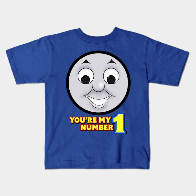 You're My Number 1! Kids T-Shirt by corzamoon